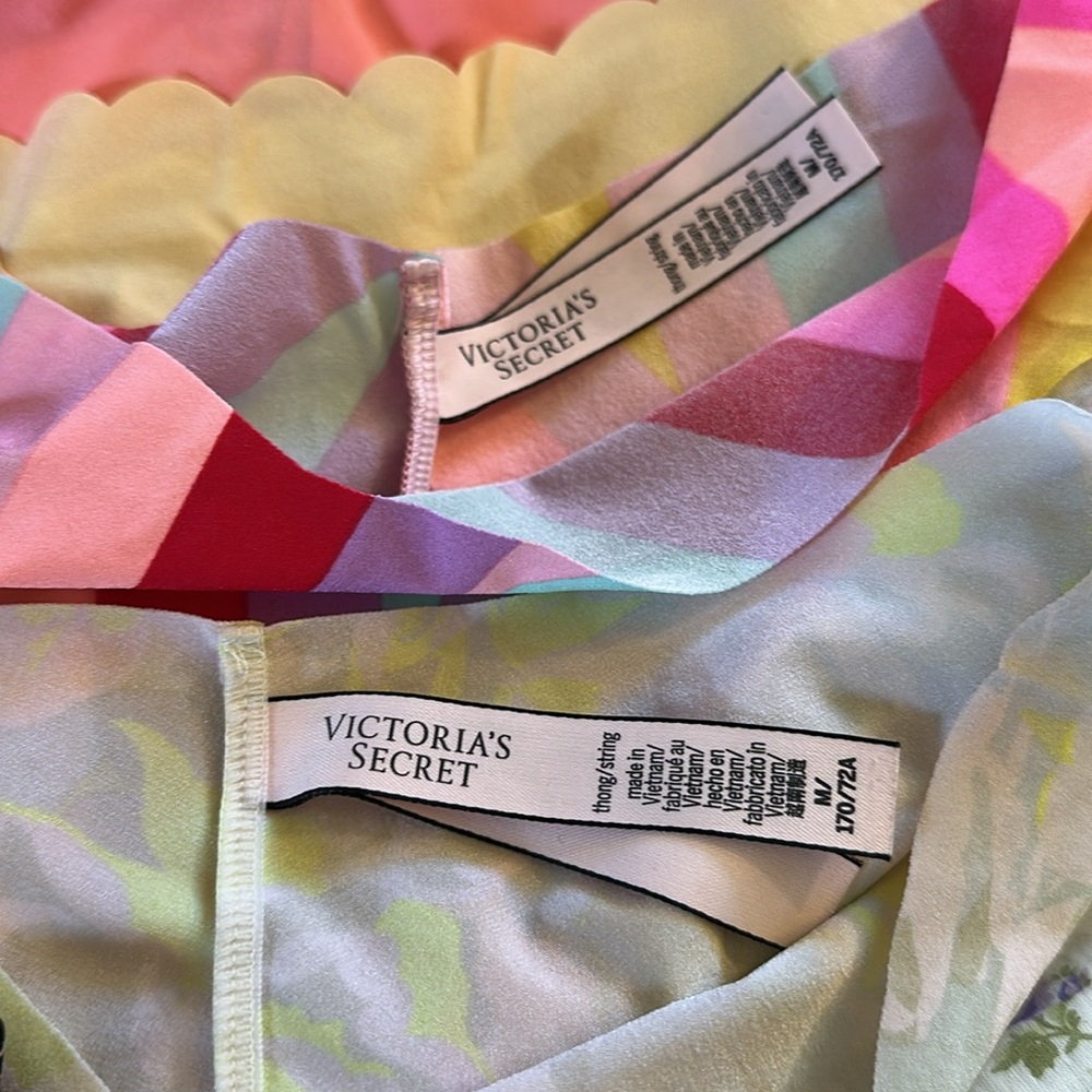 15 Victoria’s Secret Lot of Seamless Thong Panties 12 pairs Medium 3 pairs Large - Picture 8 of 12